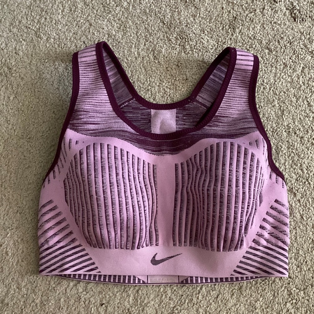 Nike Lilac/Eggplant High Support Sports Bra